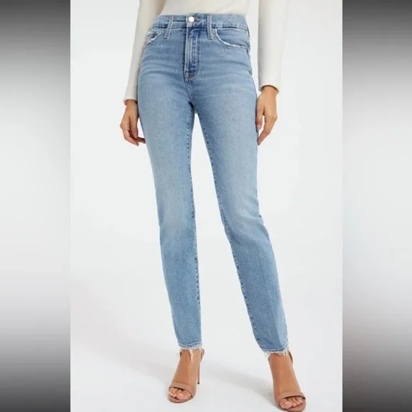 Good American Good Classic skinny straight jean - Picture 1 of 4